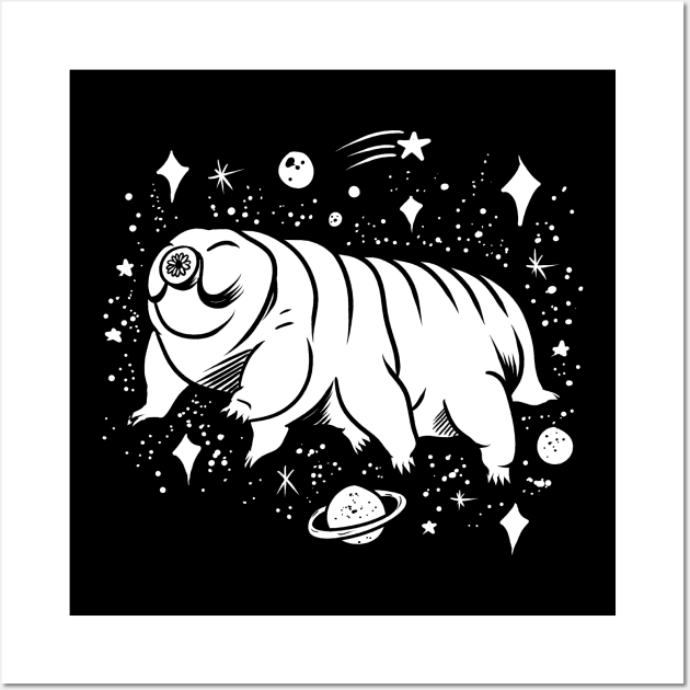 Space Tardigrade Wall Art by absolemstudio